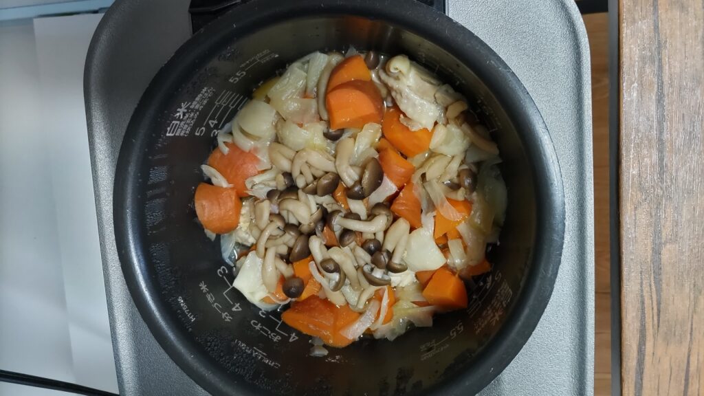 炊飯器調理