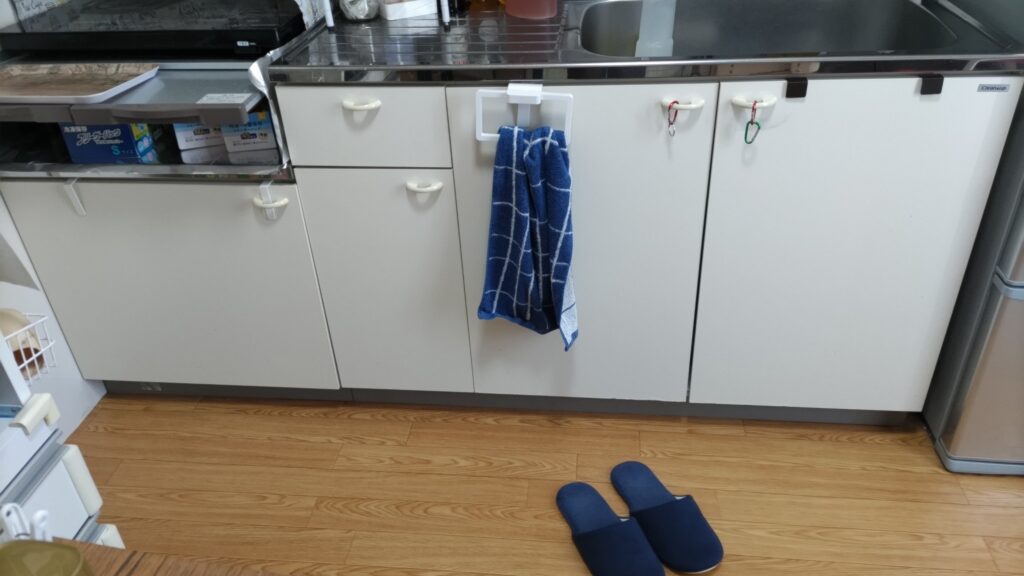 わが家の低いキッチン収納
