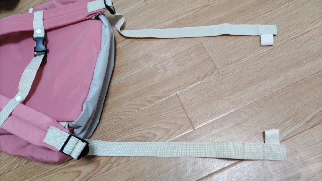 肩ベルトが長い