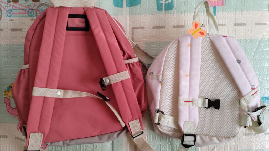 リュック比較・裏